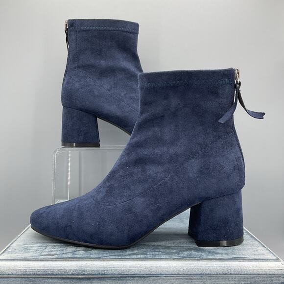 NEW C.Paravano Women’s Ankle Boots Navy Size 5 - Picture 2 of 10